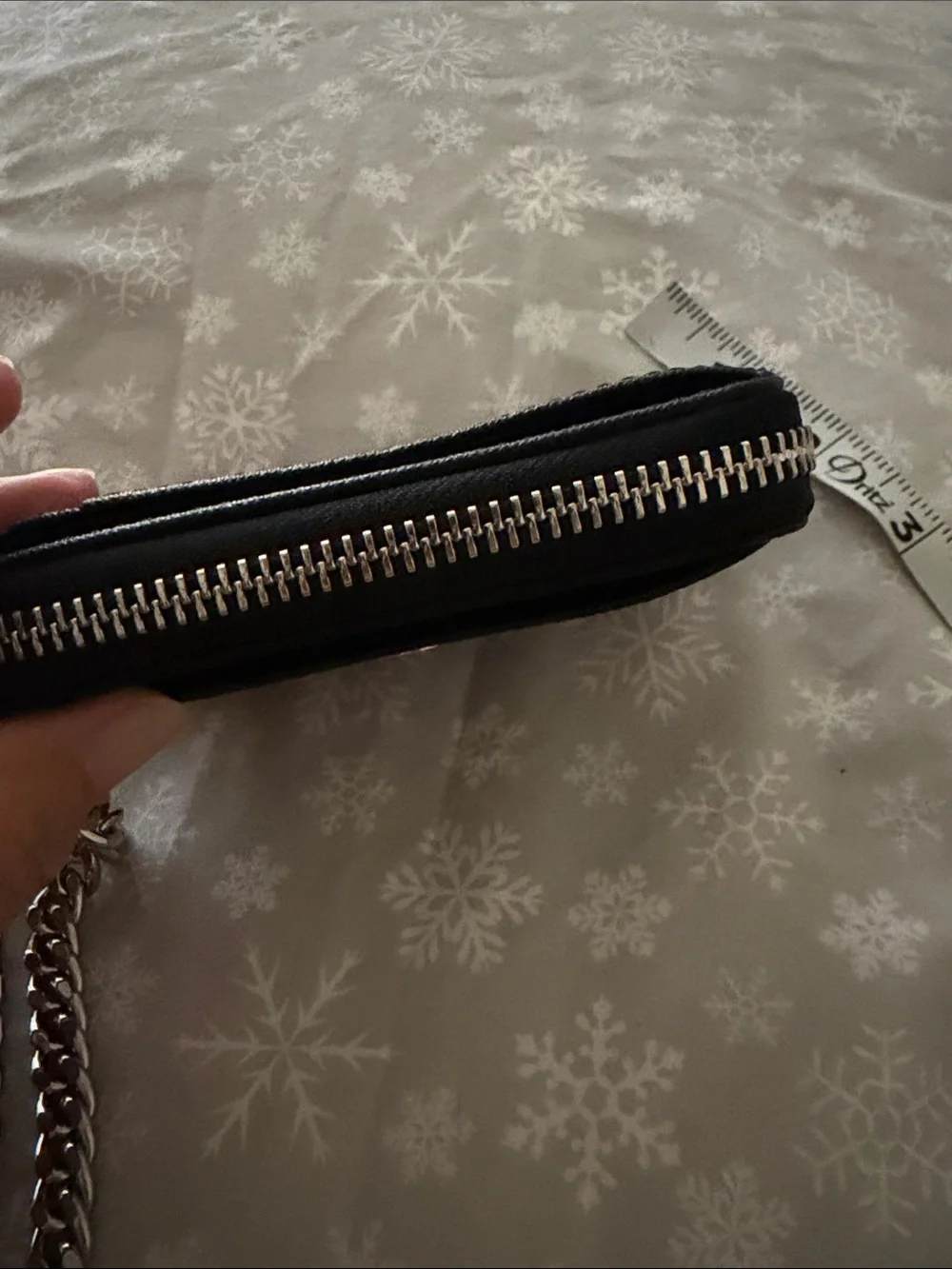 Michael Kors Black Chain Wristlet Clutch